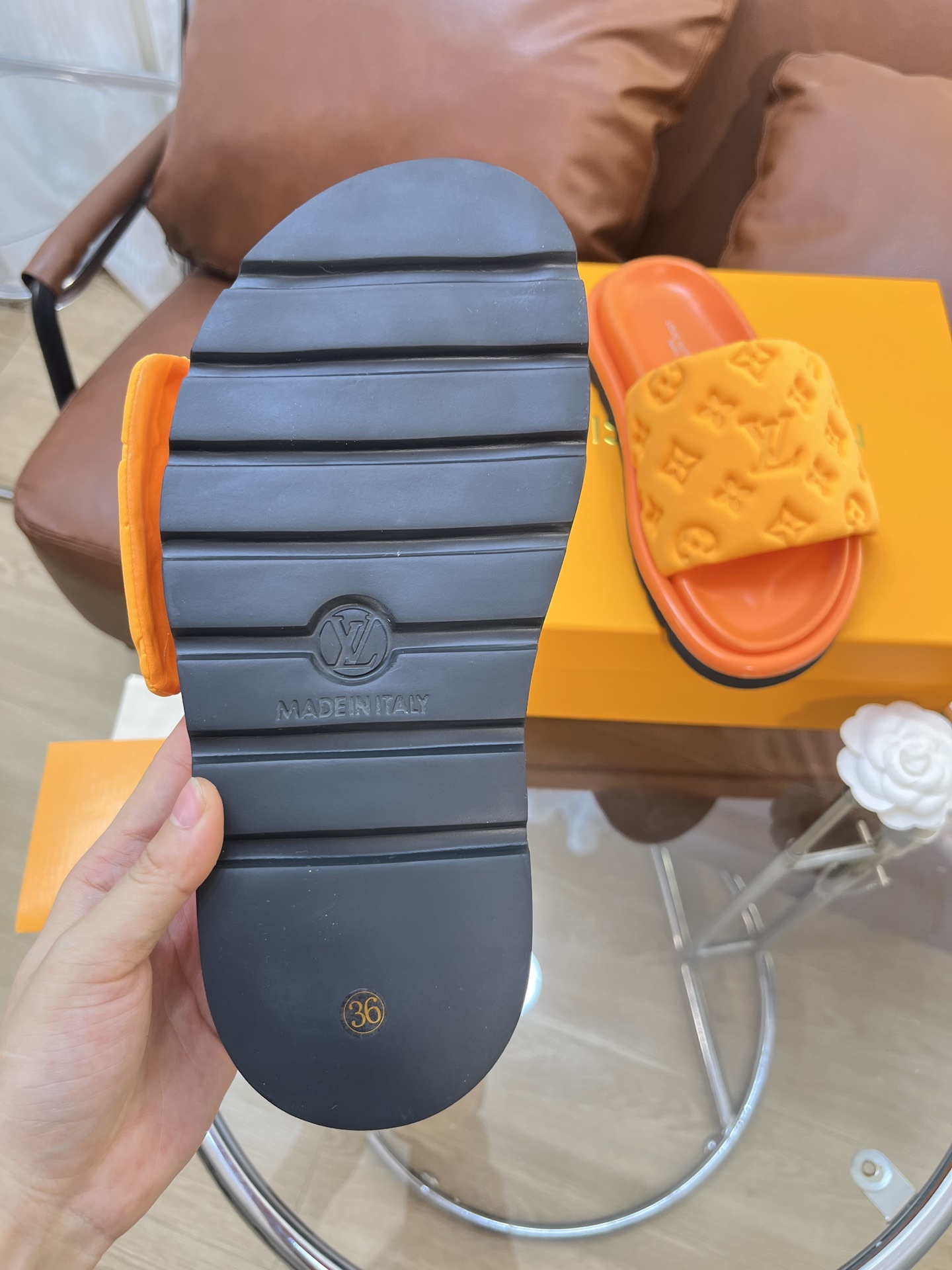 LOUIS VUITTON SLIDES