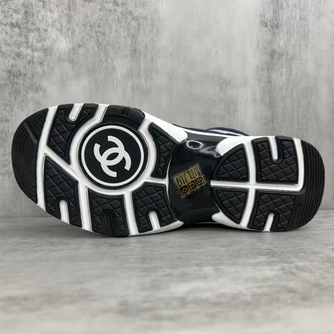 Chanel New Printed Woolen Sports Shoes