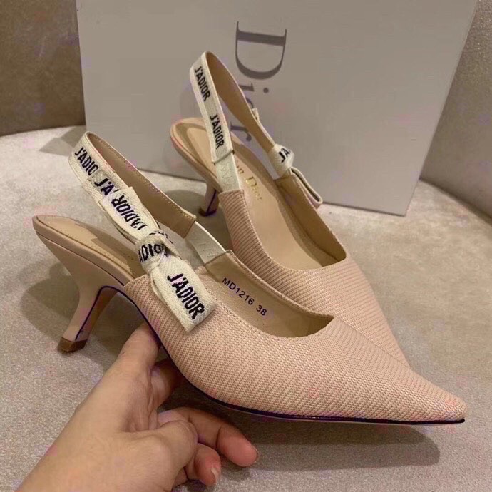 DIOR webbed sling-back sandals