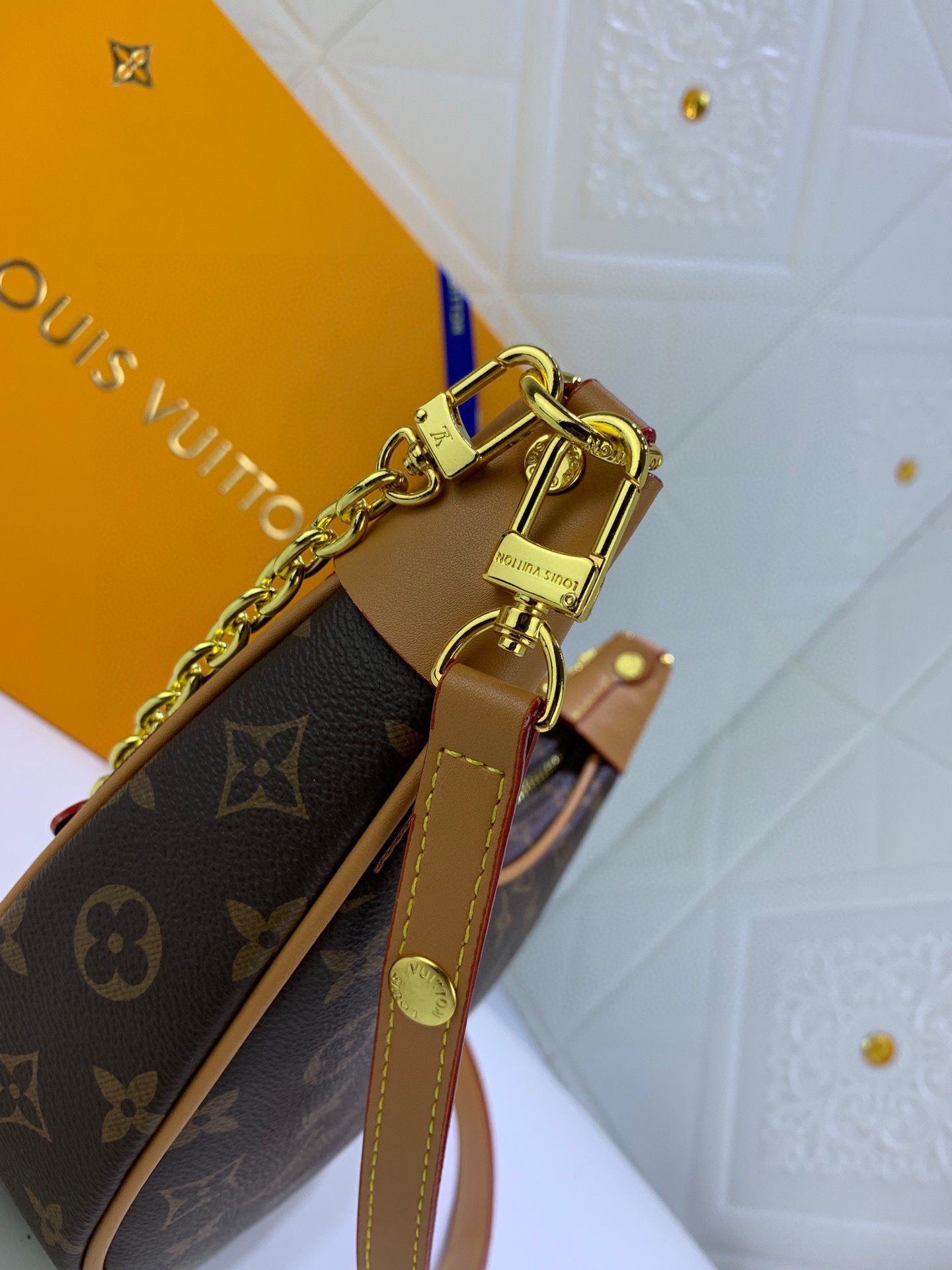 Louis Vuitton loop Half moon baguette bag