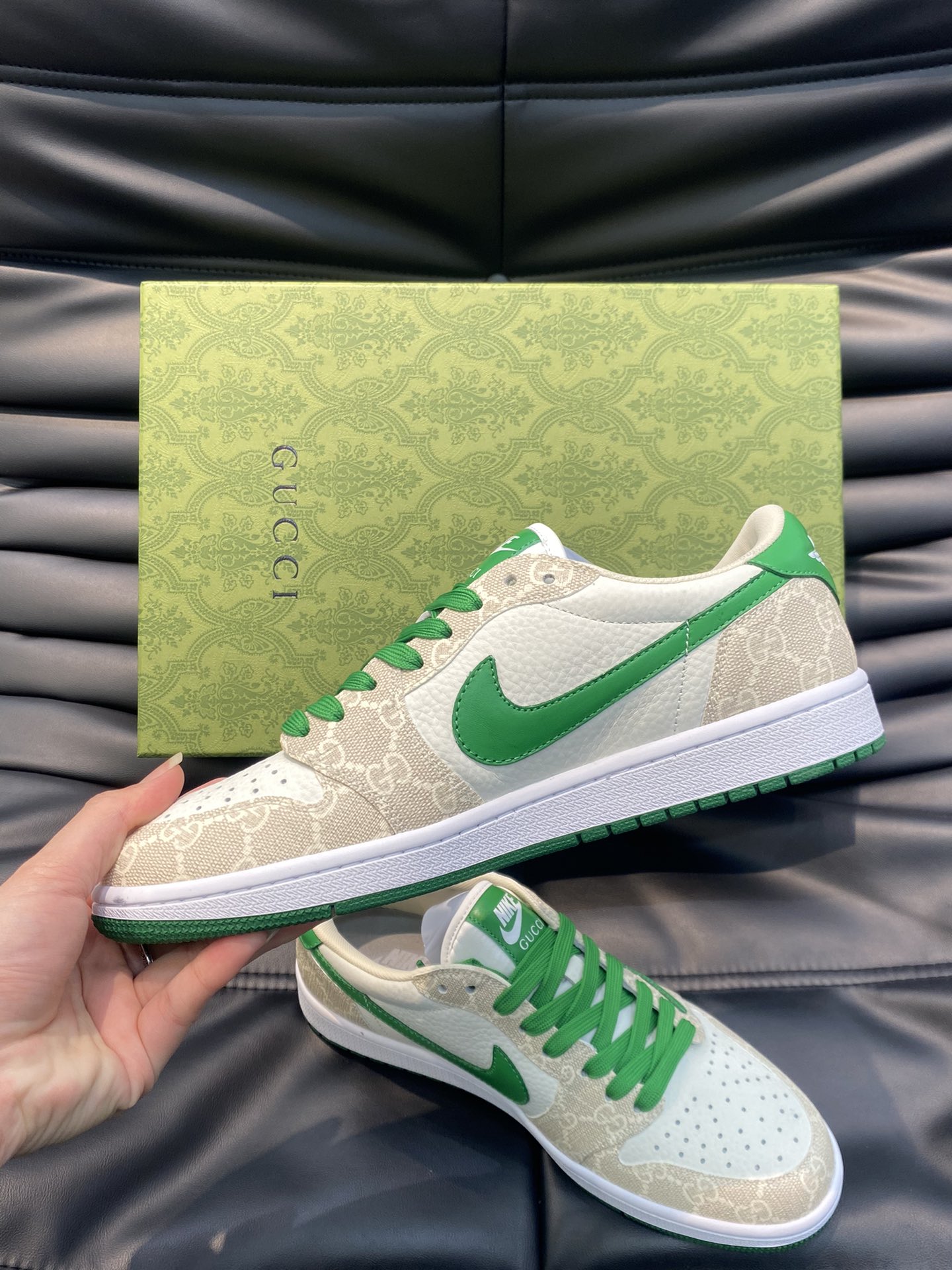 Gucci x nike low-top 🆕 casual sneakers men's shoes