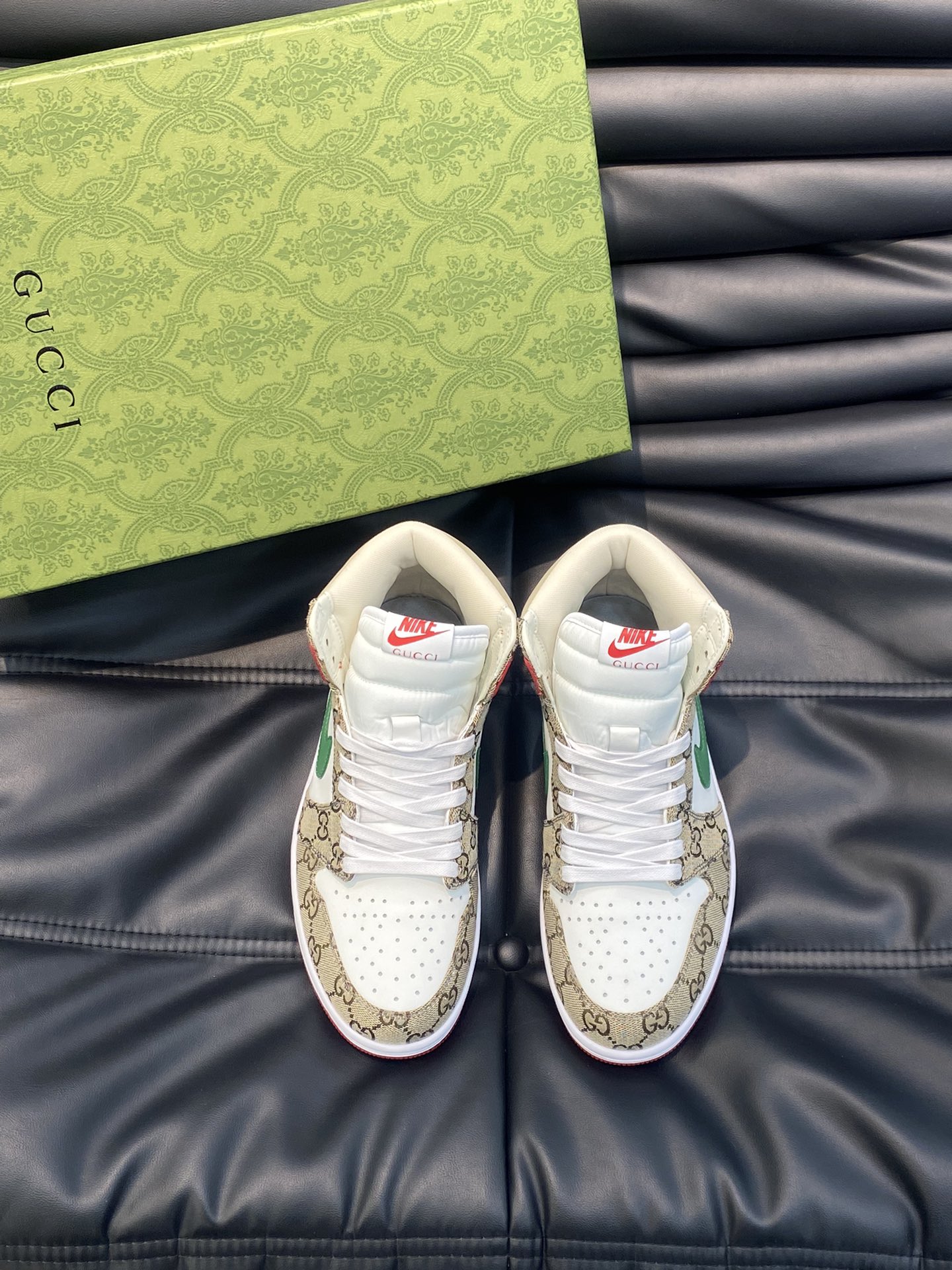 Gucci x nike high-top 🆕 casual sneakers for men