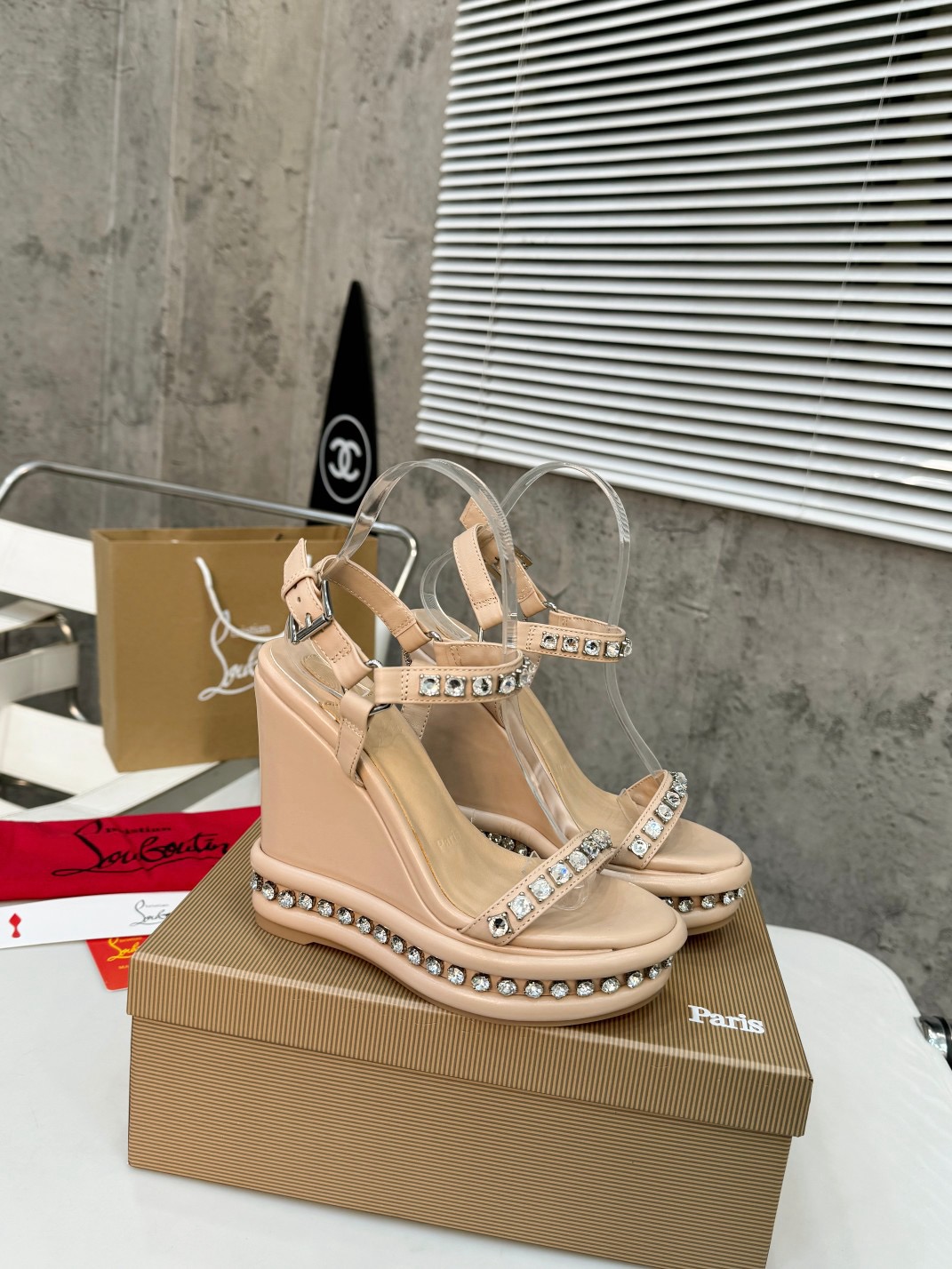 Christian Louboutin Wedge Sandals