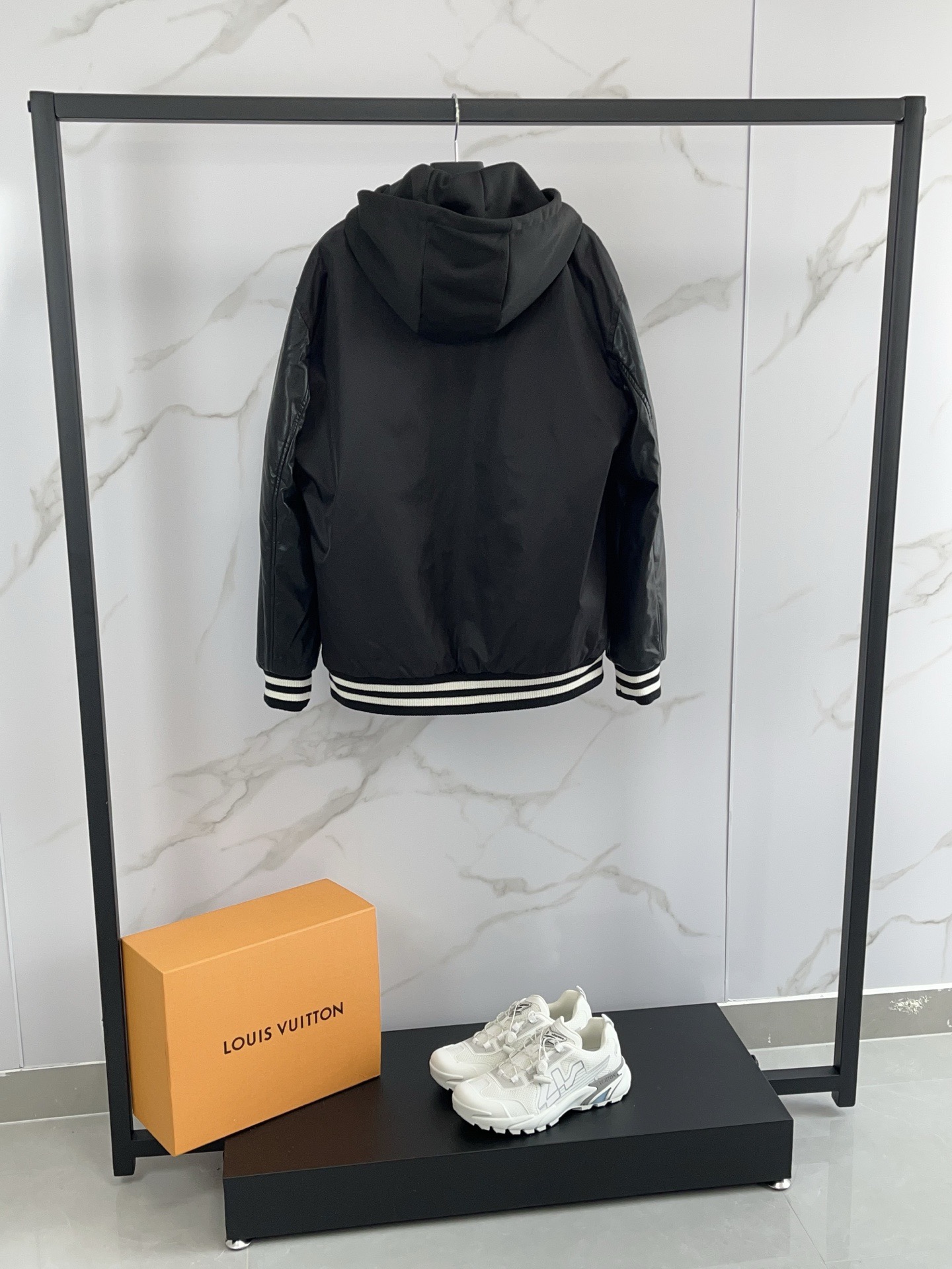 Baseball-style cotton jacket